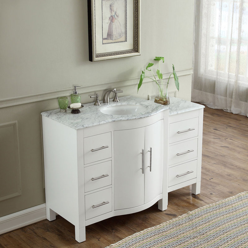 Ebern Designs Ruthanne 54" Single Bathroom Vanity Set Wayfair